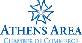 Japanese Motor Works: Blue and white logo of Athens Air with a stylized star design above the company name. Text below reads Comfort Club Member, indicating a membership or affiliation with a service or club.